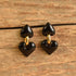 Black Heart Earrings